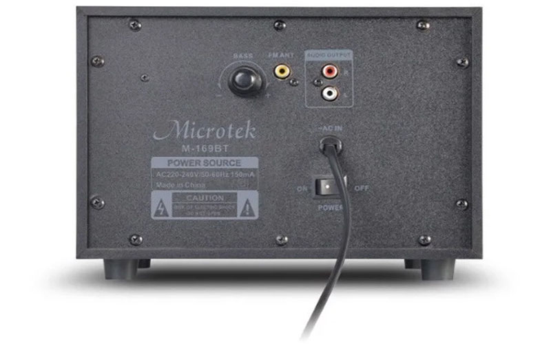 Loa vi tính Microtek M-169BT 2.1 - Hàng chính hãng