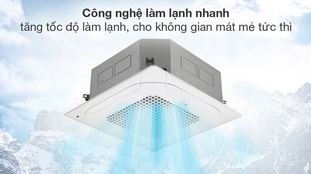 Máy lạnh âm trần LG Inverter 4 HP ZTNQ36GNLA0 - Công nghệ làm lạnh