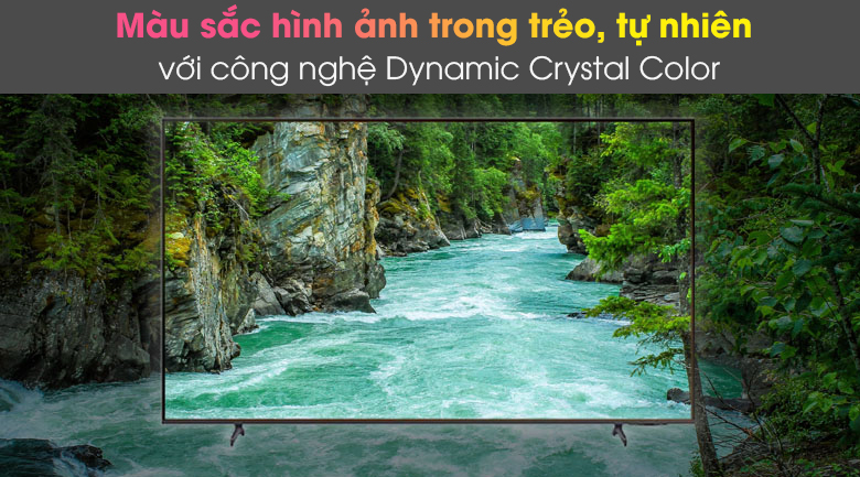 Dynamic Crystal Color - Smart Tivi Samsung 4K 65 inch UA65AU8100
