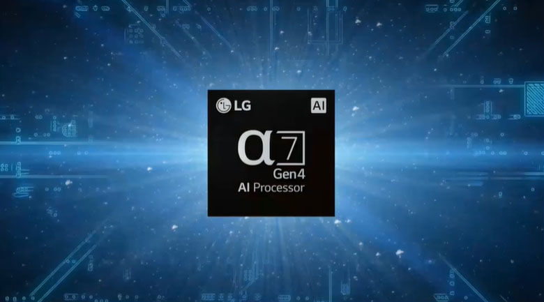 Bộ xử lý α7 Gen 4 Processor 4K - Tivi NanoCell LG 65NANO86TPA