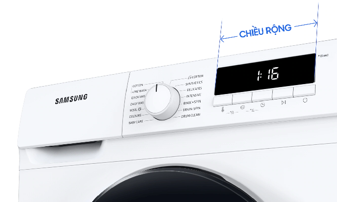 Máy giặt Samsung Inverter 8 Kg WW80T3020WW/SV - Dễ dàng quan sát