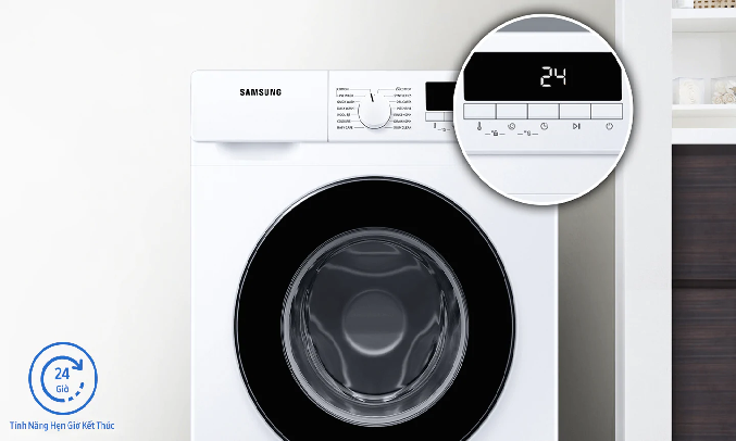 Máy giặt Samsung Inverter 8 Kg WW80T3020WW/SV - Tính Năng Hẹn Giờ Kết Thúc