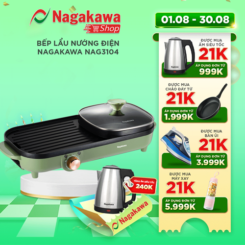 Bếp lẩu nướng điện Nagakawa NAG3104 16