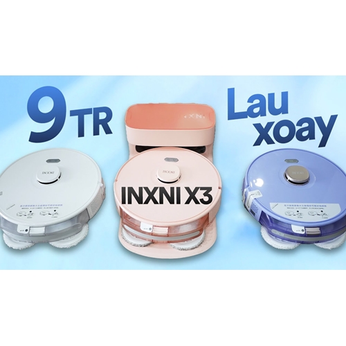 INXNI X3 Robot hút bụi lau xoay, Phiên bản Quốc tế, Phần mềm Tiếng việt model 2023 1