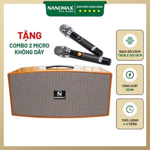 Loa Karaoke Di Động Xách Tay Nanomax X-320
