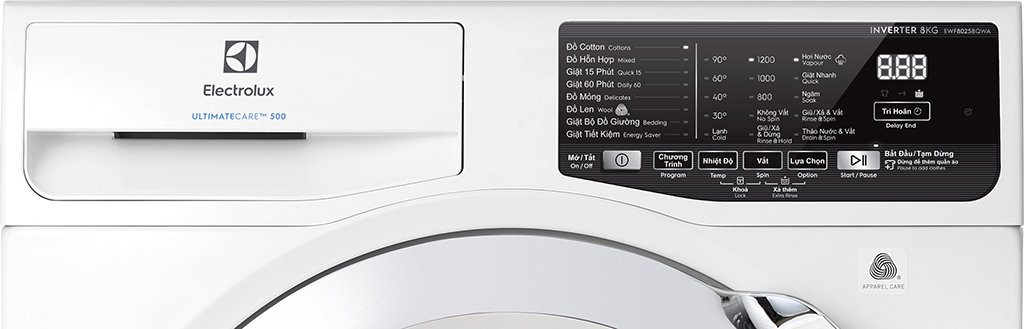 Máy giặt Electrolux Inverter 8 Kg EWF8025DGWA - Điện Máy Giá Kho