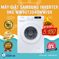 Máy giặt Samsung inverter 9kg WW90T3040WW/SV