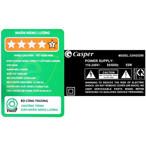 Smart Tivi Casper 32 inch 32HG5200 4