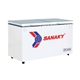 Tủ đông/mát Sanaky VH 3699W2K xám/VH3699W2KD xanh 260 lít,dàn lạnh đồng, mặt kính cường lực 0