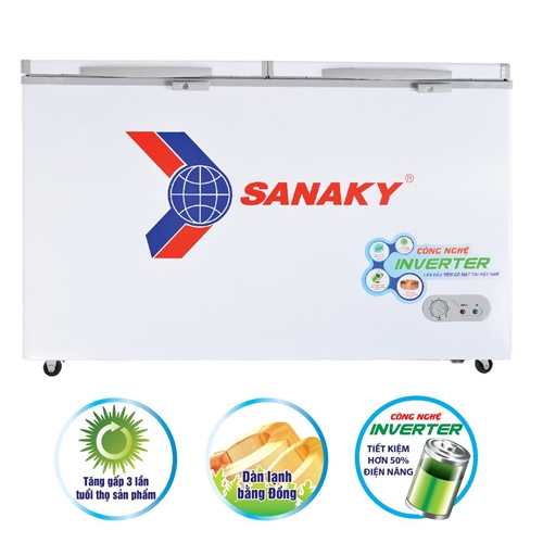 Tủ đông Sanaky Inverter 210 lít VH-2599A3 (1 đông, 2 cửa) / ĐỒNG 1