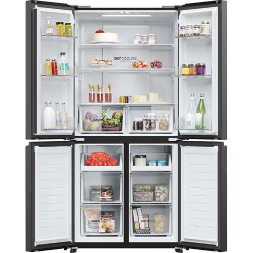Tủ lạnh Aqua Inverter 469 lít AQR-M536XA(SL) 3