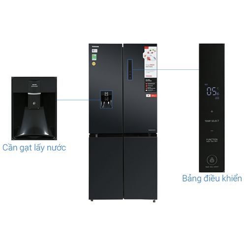 Tủ lạnh Toshiba Inverter 509 lít GR-RF605WI-PMV(06)-MG 5