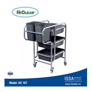 Xe đẩy phục vụ bàn HiClean HC 167