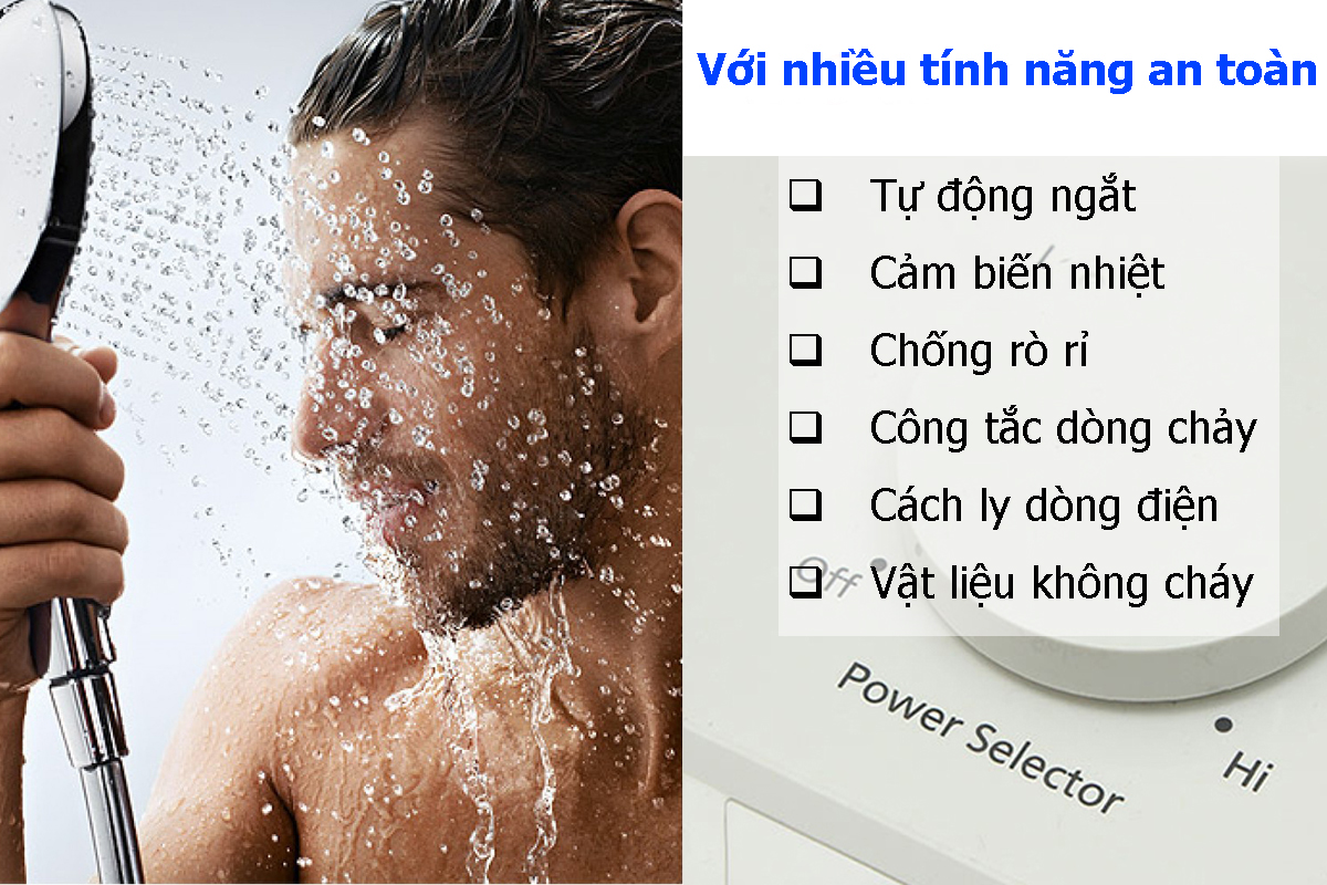 Máy Nước Nóng Trực Tiếp Panasonic 4MS1W Máy Nước Nóng Trực Tiếp Panasonic 4MS1W