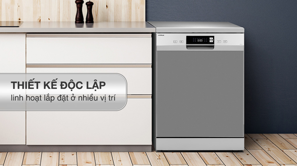 Máy rửa chén độc lập Hafele HDW-F60E (538.21.200) - Tổng quan thiết kế Máy rửa chén độc lập Hafele HDW-F60E (538.21.200) - Tổng quan thiết kế