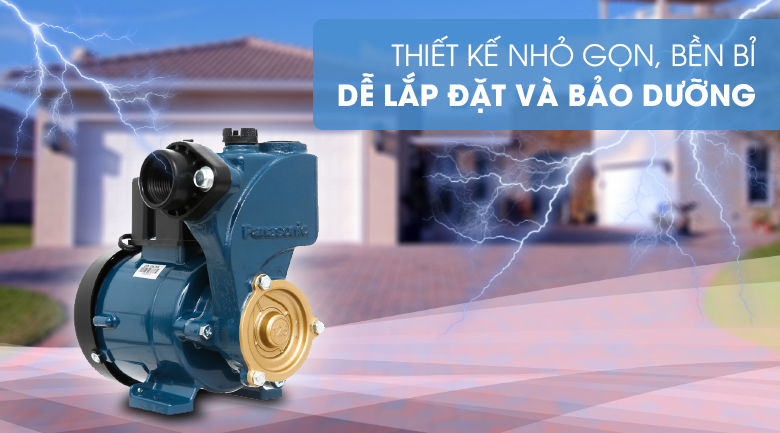 Máy bơm nước đẩy cao Panasonic GP-129JXK-SV5 125W - Thiết kế nhỏ gọn, tiết kiệm năng lượng Máy bơm nước đẩy cao Panasonic GP-129JXK-SV5 125W - Thiết kế nhỏ gọn, tiết kiệm năng lượng