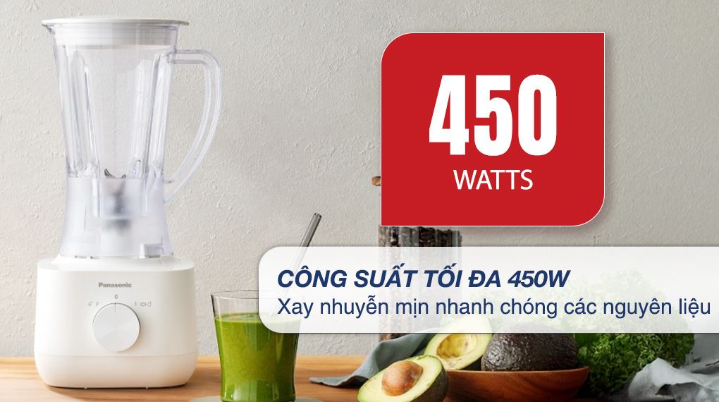 Công suất tối đa - Máy xay sinh tố Panasonic MX-EP3101WRA