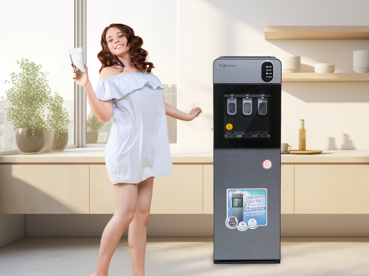 Cây nước nóng lạnh cao cấp Fujihome WD11ES