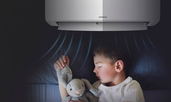 may-lanh-hitachi-air-home-6_1-2 Máy lạnh Hitachi airHome - Chế độ ngủ êm ái