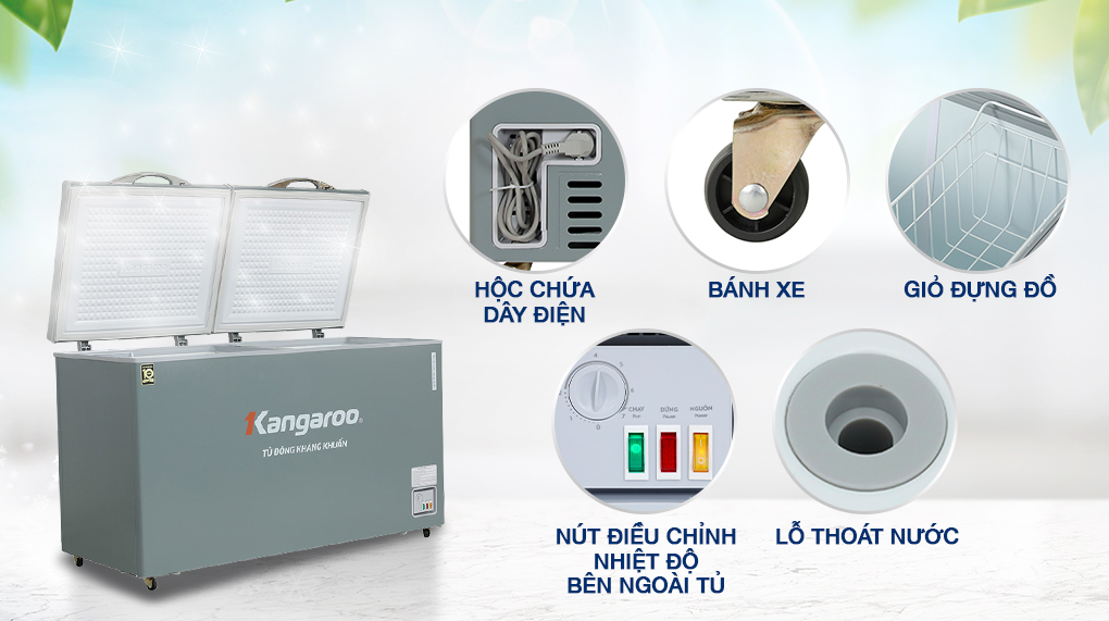 Tủ đông có giỏ đựng Tủ đông 1 ngăn