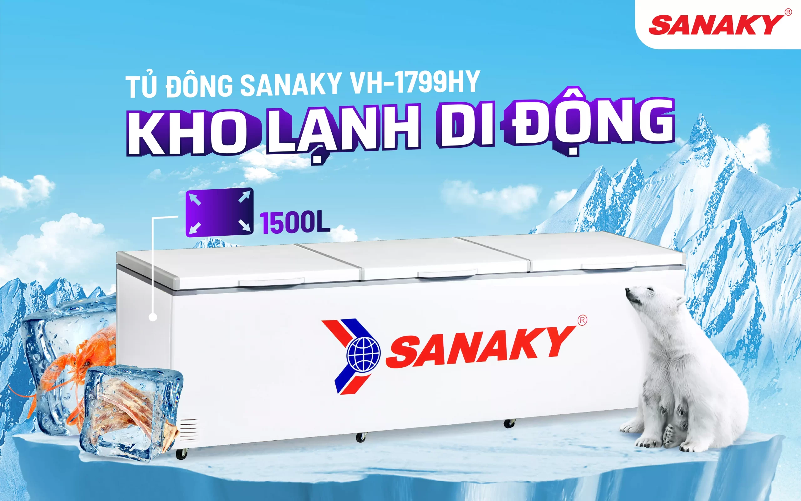 Tủ đông Sanaky VH-1799HY