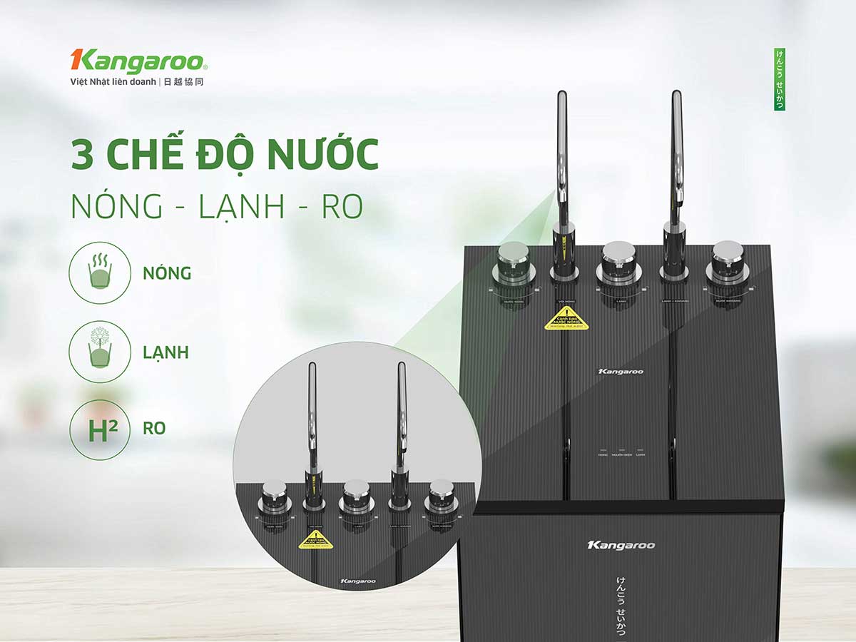 Máy lọc nước Kangaroo nóng lạnh KG10S16N3